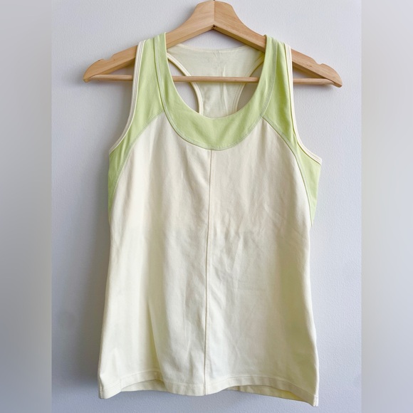 Yellow and Green Tuff Athletics Tank Top - Picture 1 of 4